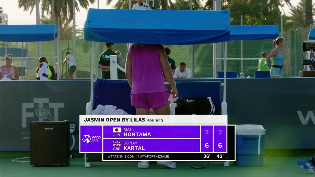 What a moment for Sonay Kartal as she secures her place in a WTA quarter-final for the first time! ๐