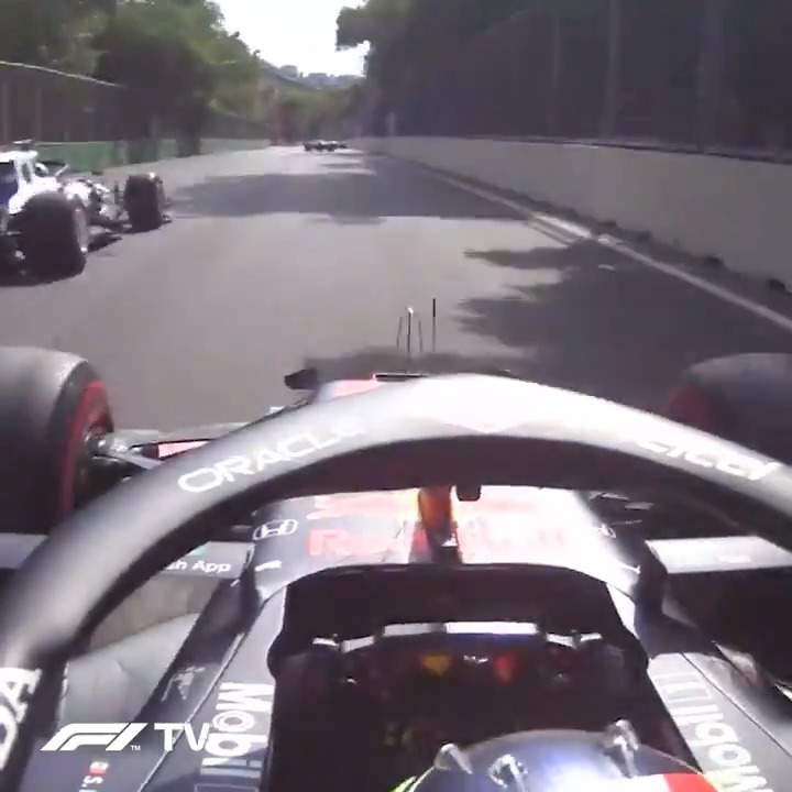 A start that set Sergio Pérez on the path to victory 🚀 #F1 || #AzerbaijanGP 🇦🇿