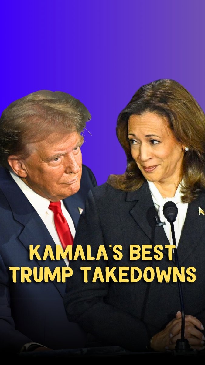 Watch Kamala Harris' biggest mic drop moments from her first debate with Trump.