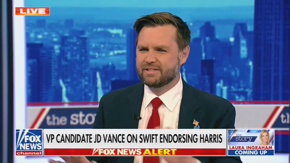 Vance: “I don't think most Americans are going to be influenced by a billionaire celebrity who is fundamentally disconnected from the interests and problems of most Americans” 🤔