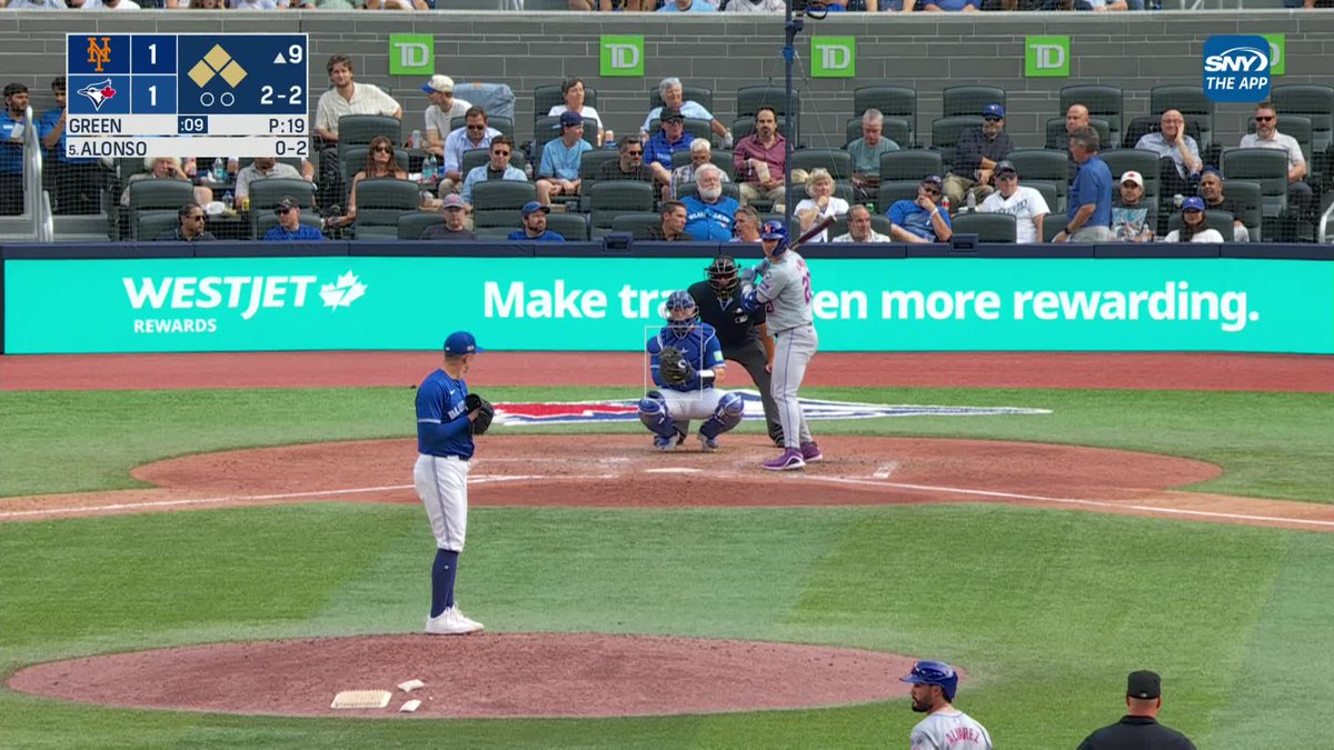 A go-ahead sac fly for Pete Alonso!