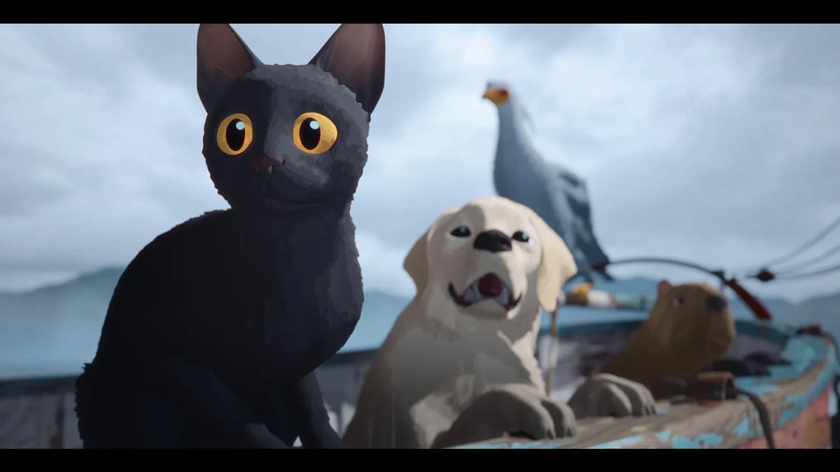 First trailer for ‘FLOW’, described as one of best animated films of 2024. • 100% on Rotten Tomatoes • Predicted to be a potential Best Animated Feature nominee In theaters later this year.