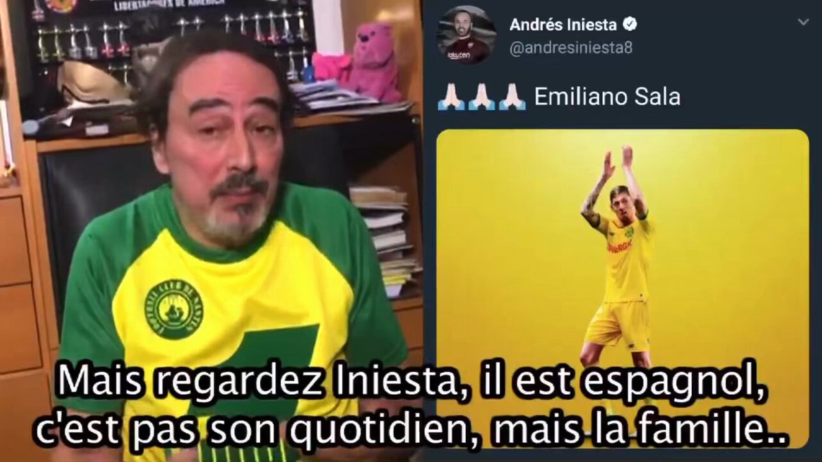Didier Roustan, tu étais l’une des voix les plus singulières et authentiques du football. J’ai eu la chance d’échanger avec toi à plusieurs reprises, avec toujours de la sincérité et de l’authenticité, un monde du football qui en manque tellement et qui va encore plus en souffrir avec ton départ. Tu avais un jour repris mes mots pour ton grand hommage à Emiliano Sala, et ces quelques mots je souhaite les utiliser pour toi… Tu étais un visage et un homme qui par notre travail et notre passion faisait partie de notre vie, tu étais une personne inspirante comme on en voit que très peu dans le football… Repose en paix