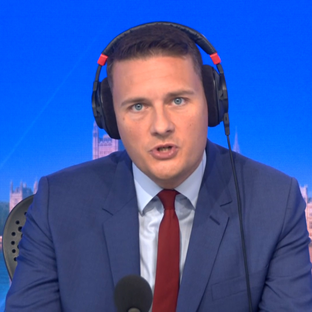 'Why is the government contributing to overseas climate change measures of more than £10bn...but not building hospitals for taxpayers in the UK?' Nick Ferrari asks Wes Streeting several times how Labour can 'justify pausing' the construction of new hospitals.