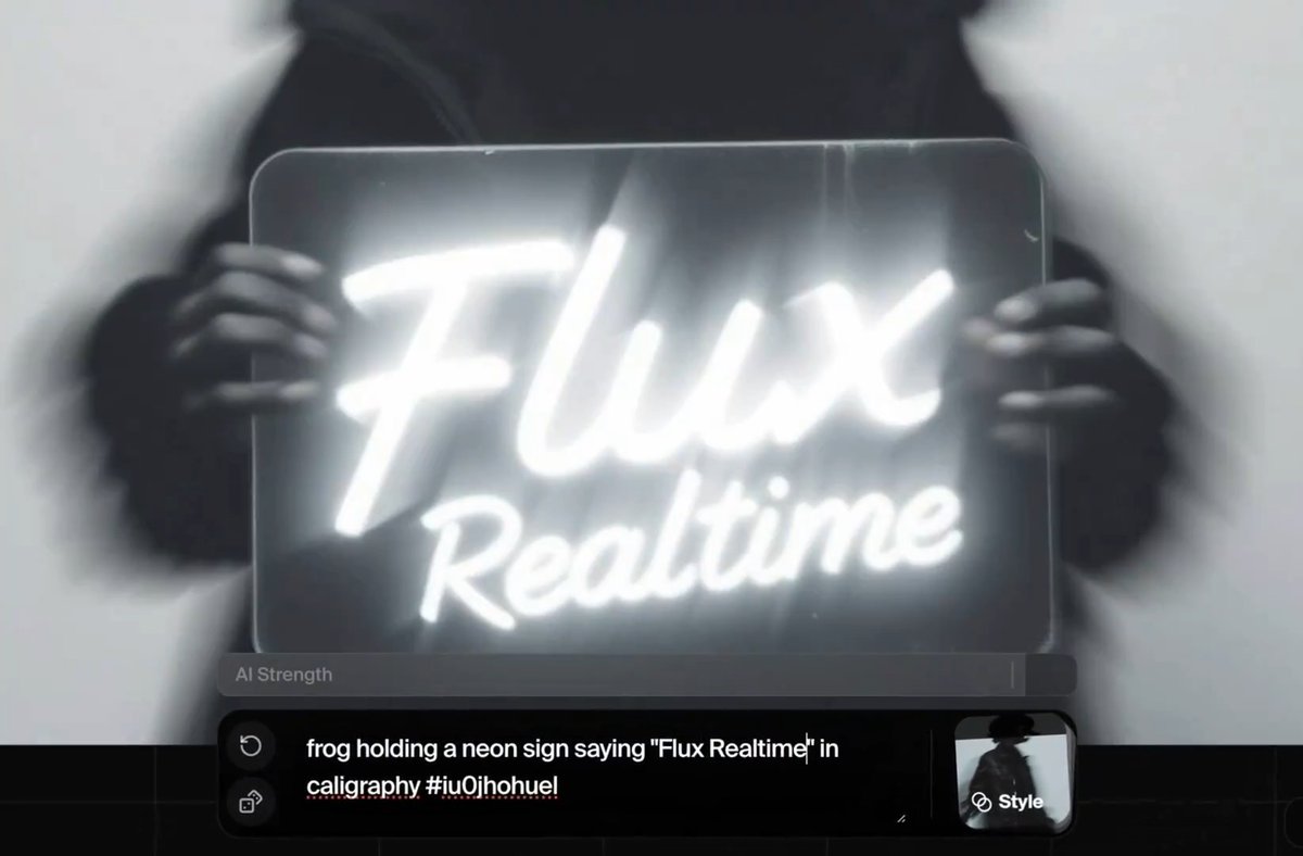 Flux now in Realtime. available in Krea with hundreds of styles included. free for everyone.