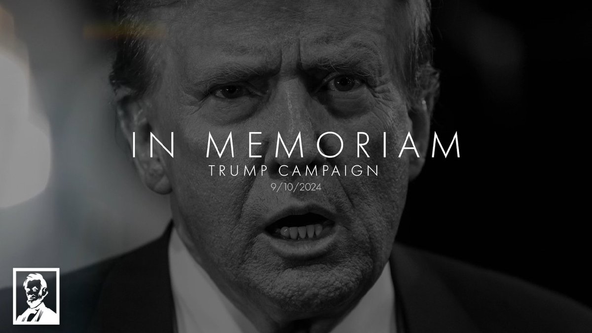 Thoughts and prayers for Trump's political career. It was painful, but we are all in a better place now that the suffering is over.