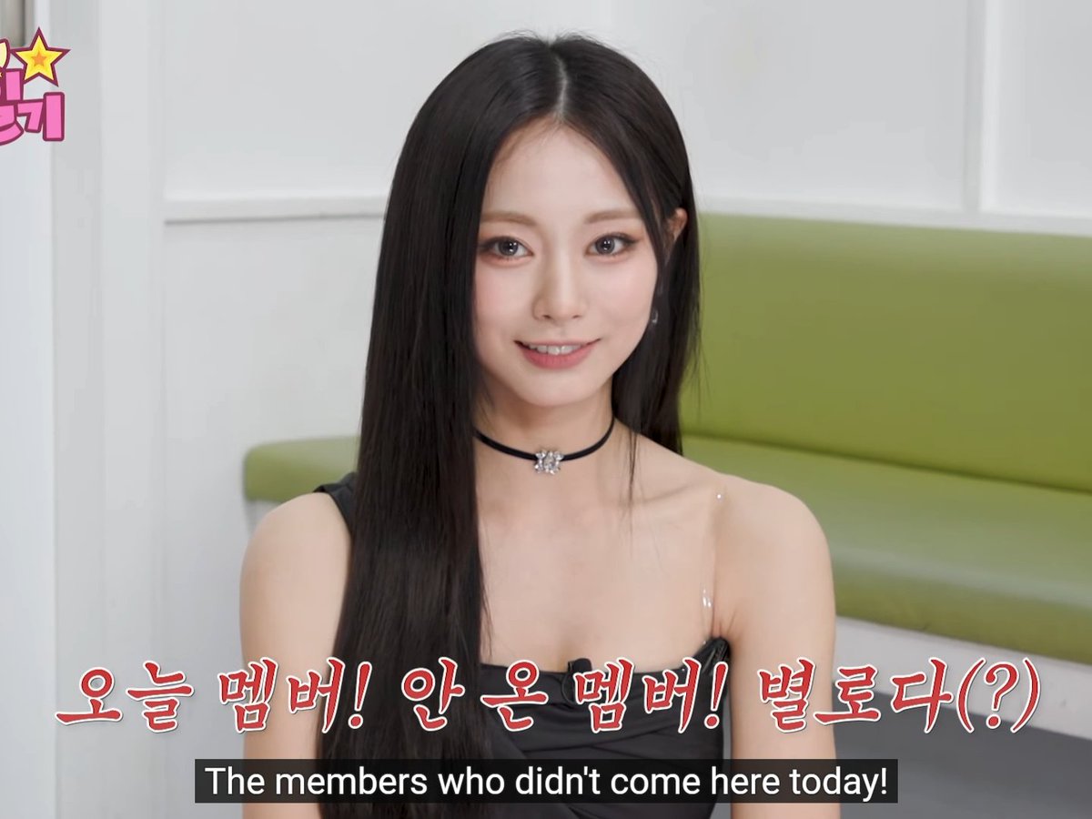 TZUYU PRETENDING TO GET ANGRY WITH THE TWICE UNNIES THAT DIDN'T COME TO THE MUSIC SHOW SHE'S SO CUTE 😭🥺