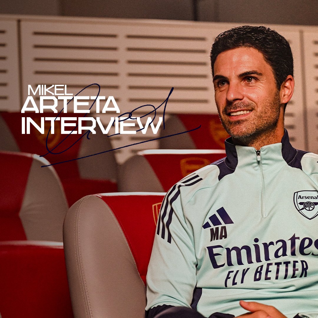 💬 "The people in the building are ready to do whatever it takes to take this club to the next level and win." Mikel Arteta reveals the reasons behind signing a new contract at the club 👇