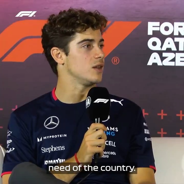 "It's been 23 years..." Argentinian fans are lapping up seeing Franco Colapinto racing in F1 🤩 #F1 #AzerbaijanGP