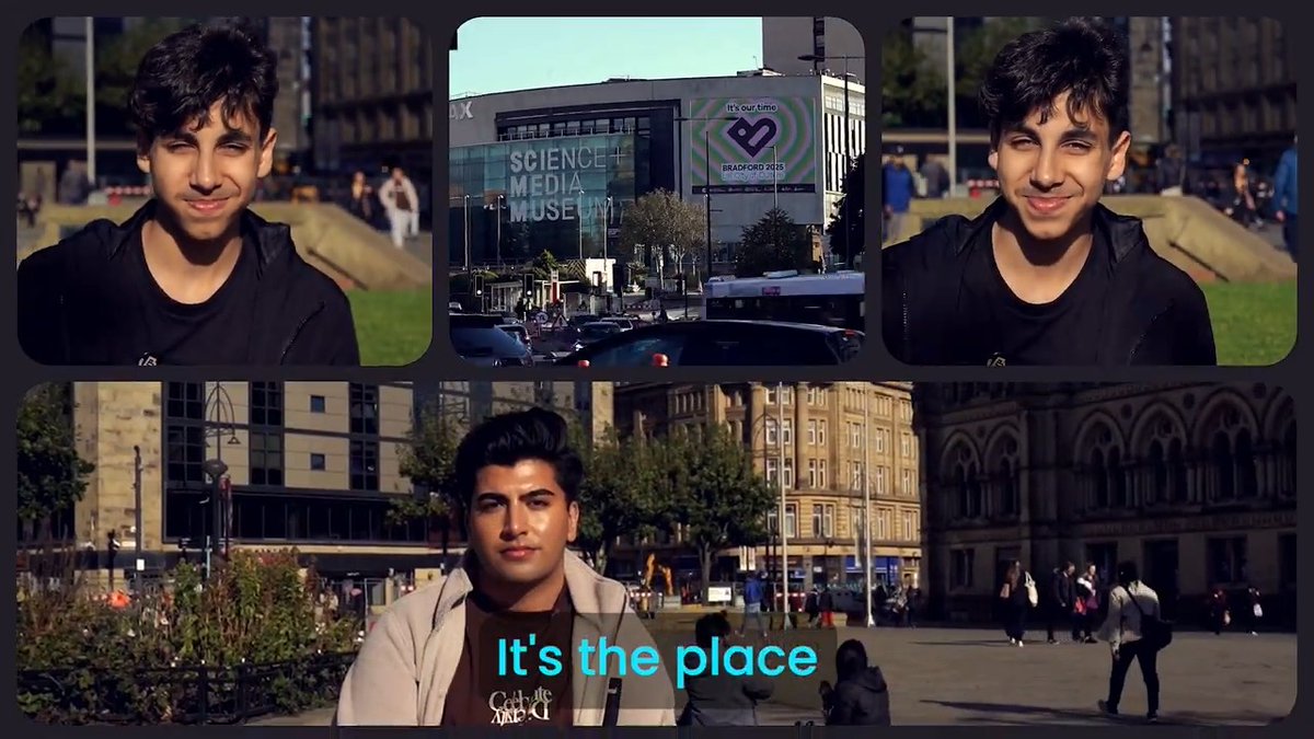 Bradford’s buzzing with culture, and who better to show it than the Bradford 2025 Youth Panel? 🎥 They tell us what #Bradford2025 as #UKCityofCulture means to them