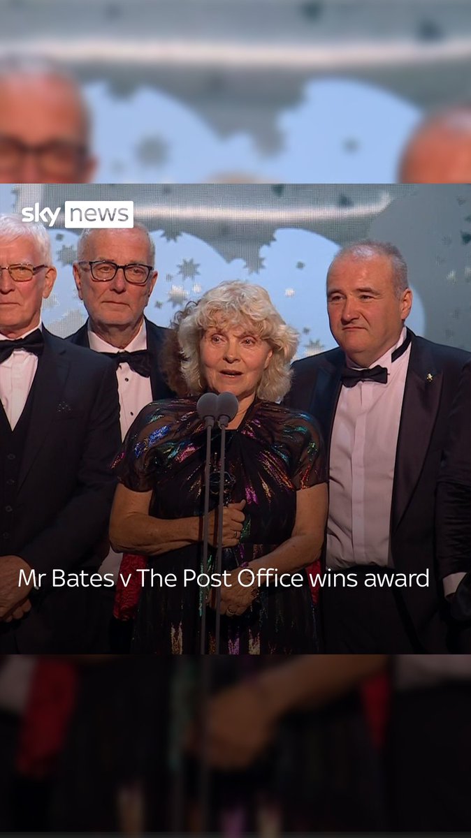 Post Office scandal: Former sub-postmaster says 'nothing has changed' as drama about scandal wins TV award.