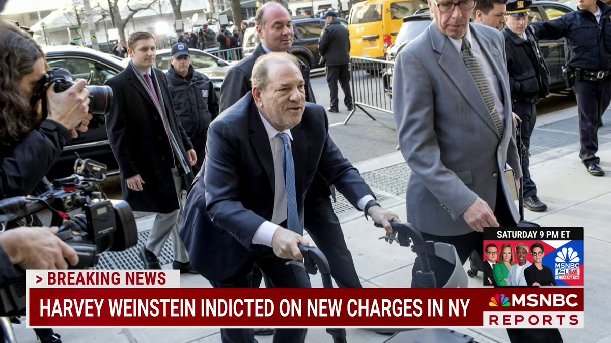 BREAKING: Harvey Weinstein indicted on new charges in New York. Lisa Rubin has the latest.