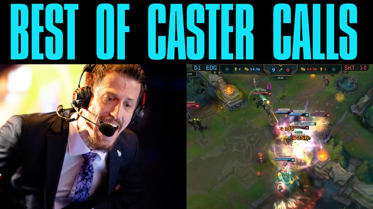 QuaAaAadra Kill, Faker's shockwave that found them all and the arrow...look at the arrow: Here are ELEVEN MINUTES of the GREATEST English caster calls in League of Legends history! Watch here: 📺