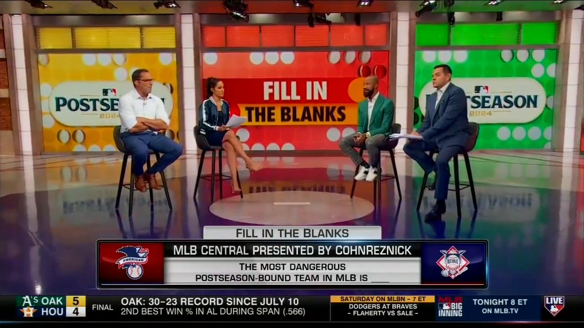 Fill in the blank: The most dangerous Postseason-bound team in MLB is the _____.