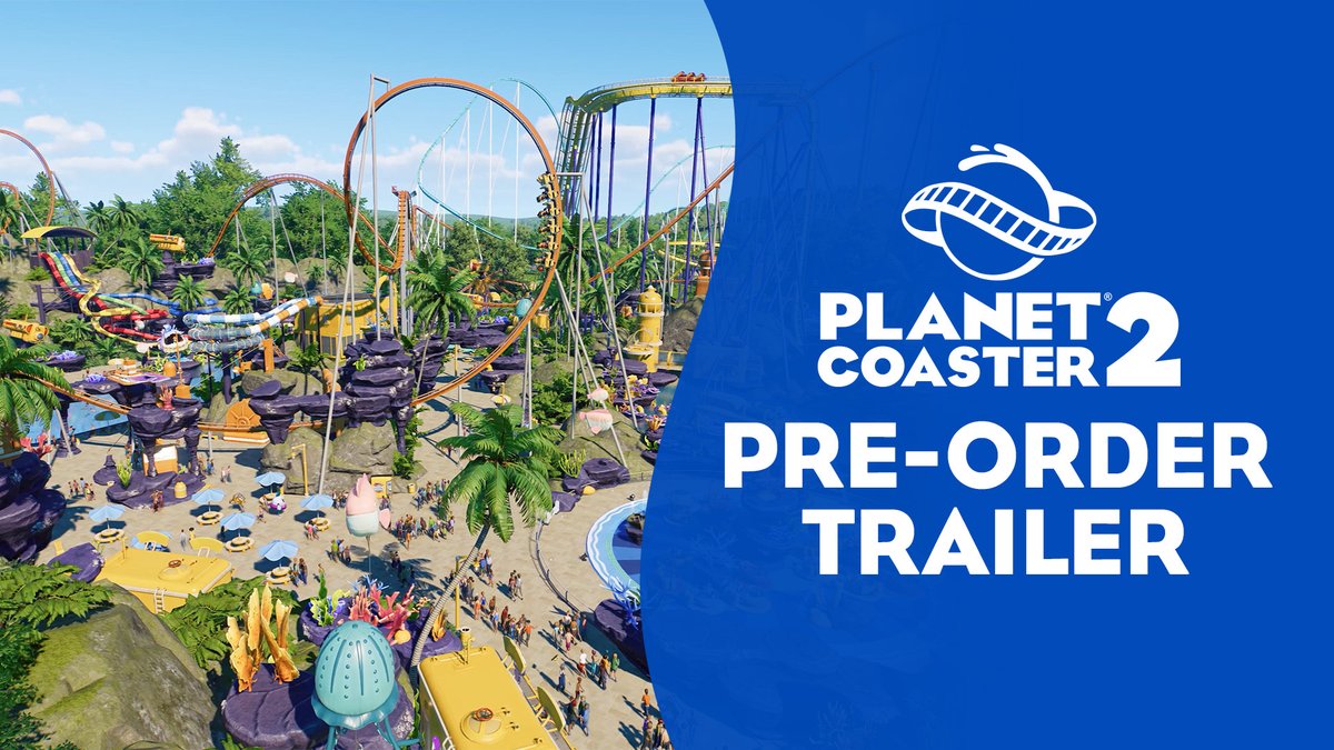 It’s happening! 😱🎉 Planet Coaster 2 comes to PC &amp; console on November 6th 🎢 Are you ready to create a splash? 🌊 Pre-order now &amp; get extra content: