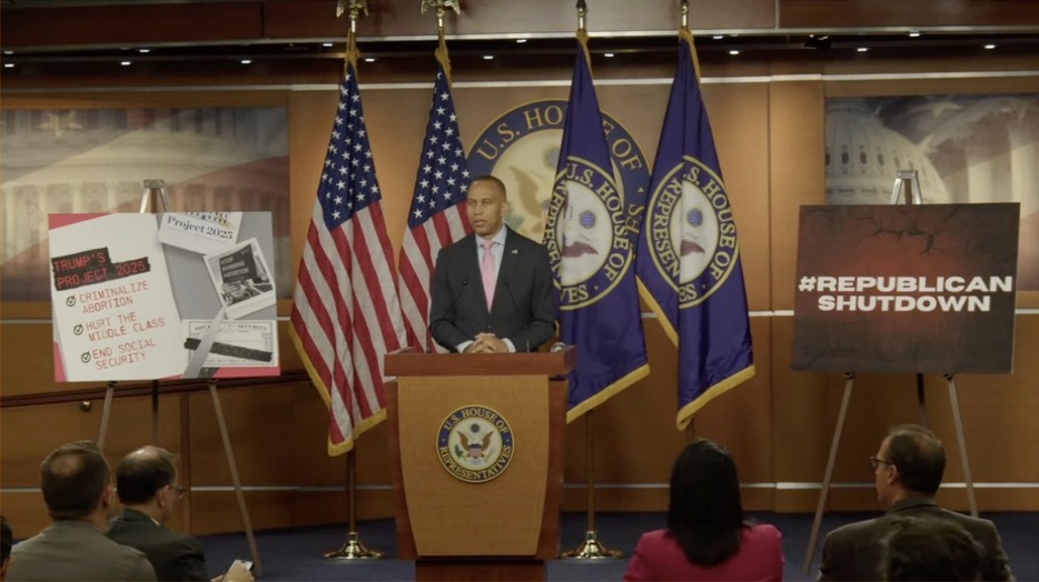 Leader Jeffries: Trump bringing 9/11 conspiracy theorist Laura Loomer to a 9/11 ceremony was shocking and offensive to the thousands of people who lost their lives on September 11th. Donald Trump is a conspiracy theory-peddling racial arsonist and a pathological liar. His actions should shock the conscience of all decent Americans