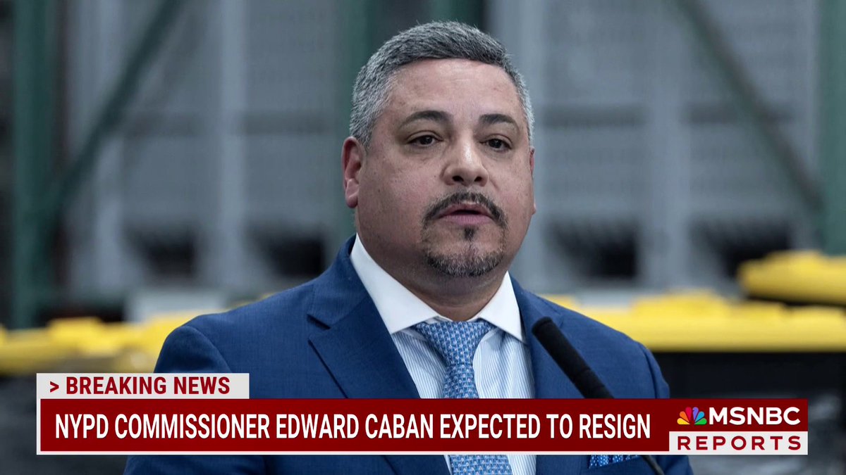 BREAKING: NYPD Commissioner Edward Caban expected to resign.