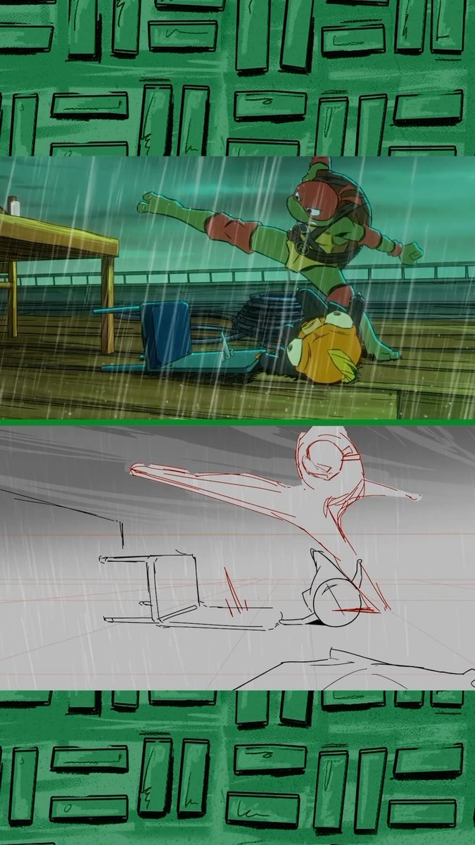 via TMNT (IG) Storyboarded by Kevin Molina-Ortiz Edited by Caleb Yoder Directed by Alan Wan #TalesofTheTMNT