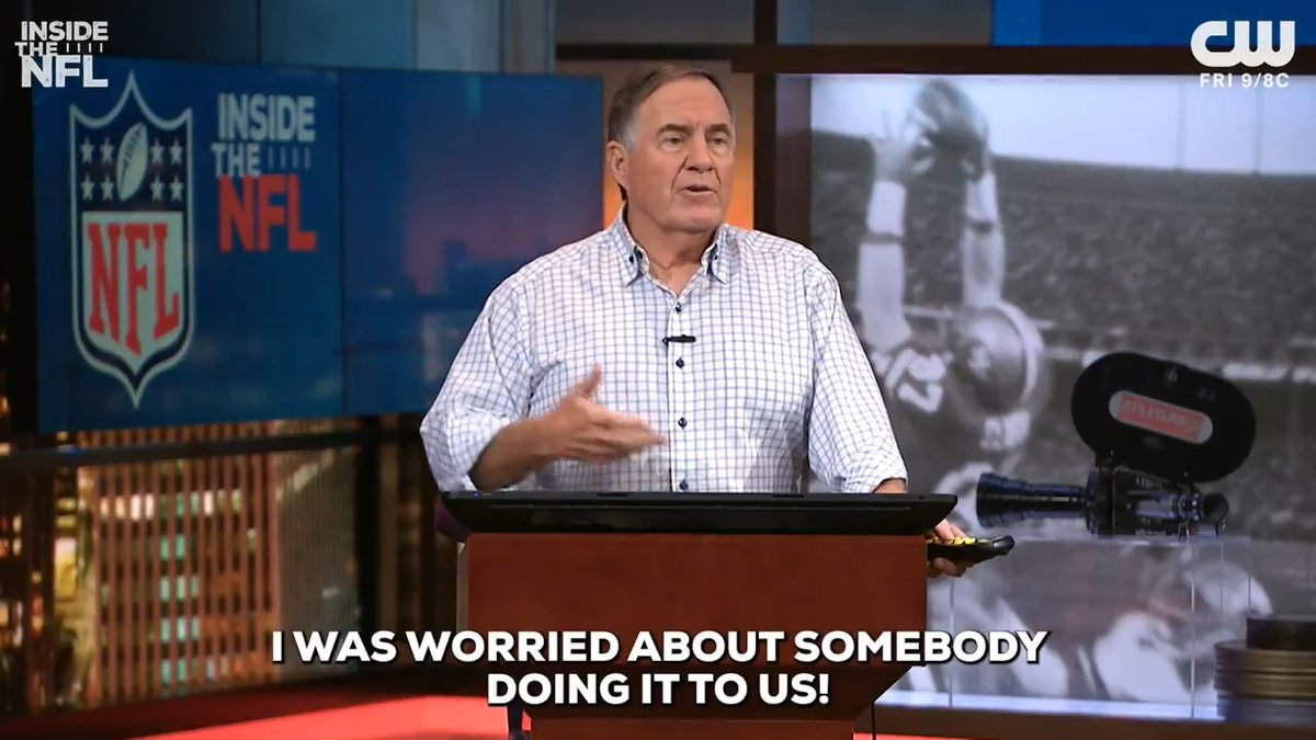 Bill Belichick was always one step ahead of the NFL. 🎥: NFL Films What an absolute legend 😭