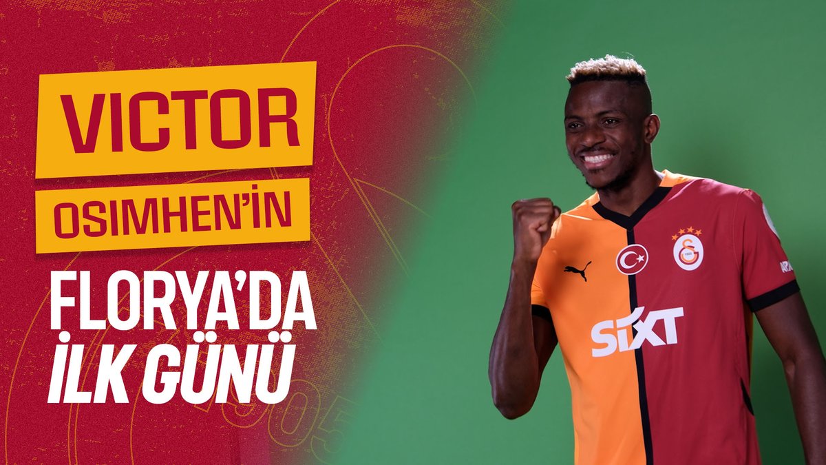 Victor Osimhen’in Florya’da İlk Günü, Galatasaray YouTube Kanalı’nda yayında! 🦁 Tamamını izlemek için 👇