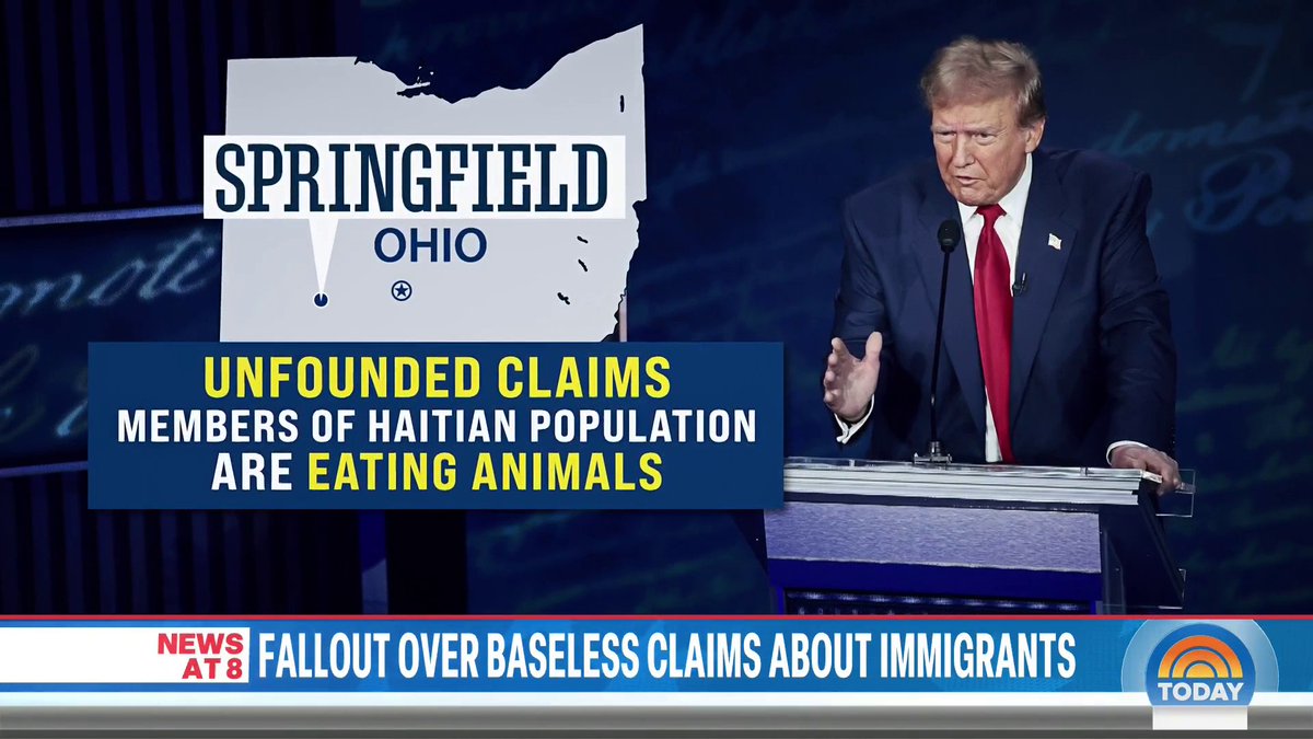 Made my weekday TODAY debut reporting from Springfield, Ohio about Haitian immigrants, speaking the language—Haitian Creole —that my grandma gifted me, &amp; chronicling the struggles of people who fled insecurity in Haiti &amp; again feel unsafe in the U.S.