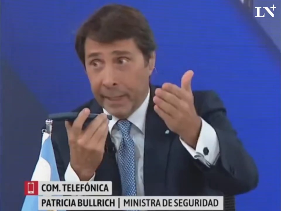"Patricia Bullrich": Por su cruce con Eduardo Feinmann en LN+