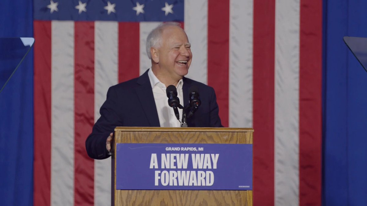 Gov. Walz: Thanks to my fellow cat owner, Taylor Swift. Vice President Harris and I couldn’t be more grateful to have her support. And look, it's not as if I didn't warn these guys a few months ago, you mess with cat people and you will find out