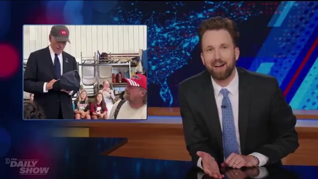 Biden and MAGA may not share ideals, but they do share hats