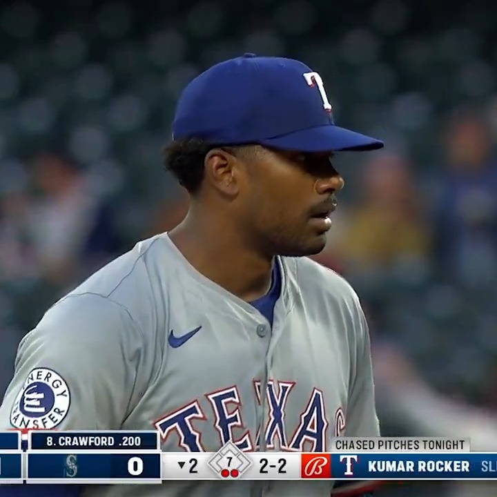 Kumar Rocker has a 1 minute and 19 second highlight reel of his MLB debut showcasing seven strikeouts. This is just fantastic.