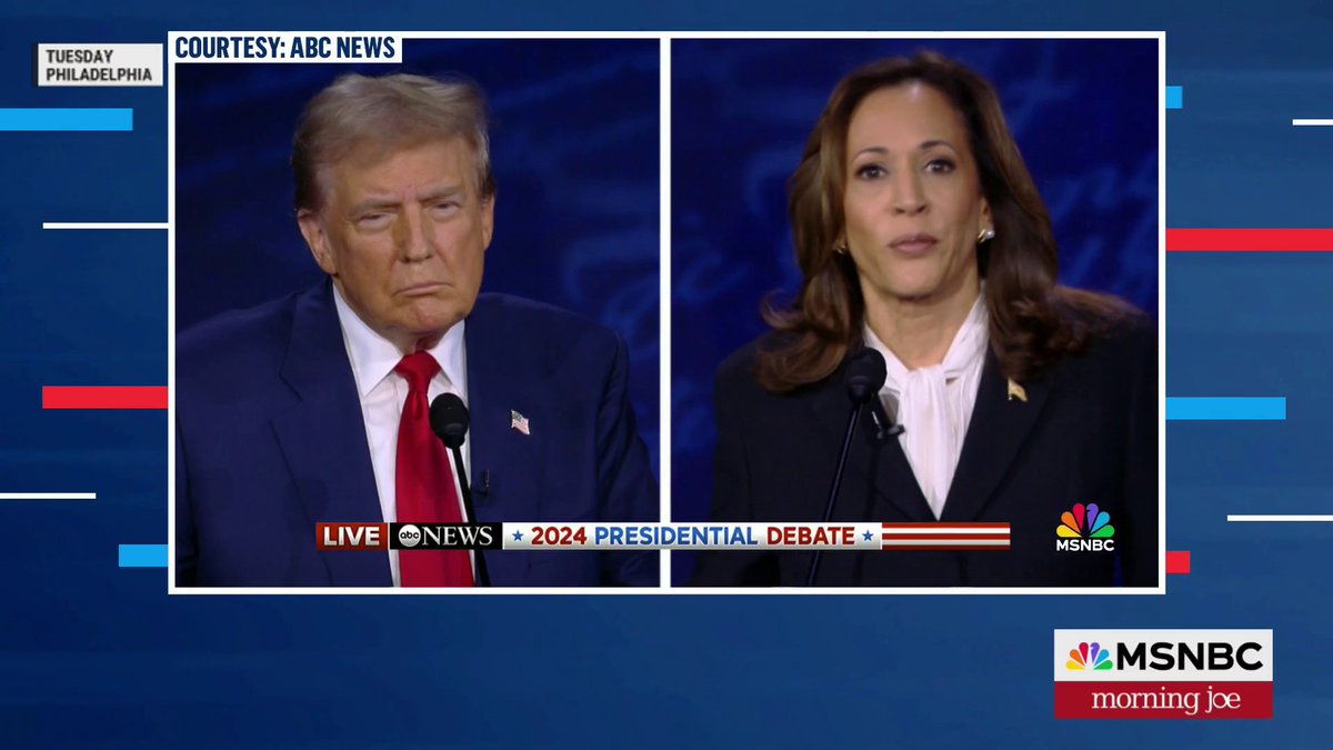OMG. MSNBC just aired the best montage I’ve seen—starting with Kamala Harris’s saying, “I invite you to attend one of Trump’s rallies” &amp; then immediately showing Trump at his rally yesterday talking about everything from “geese” to grunting. SO good. Watch.