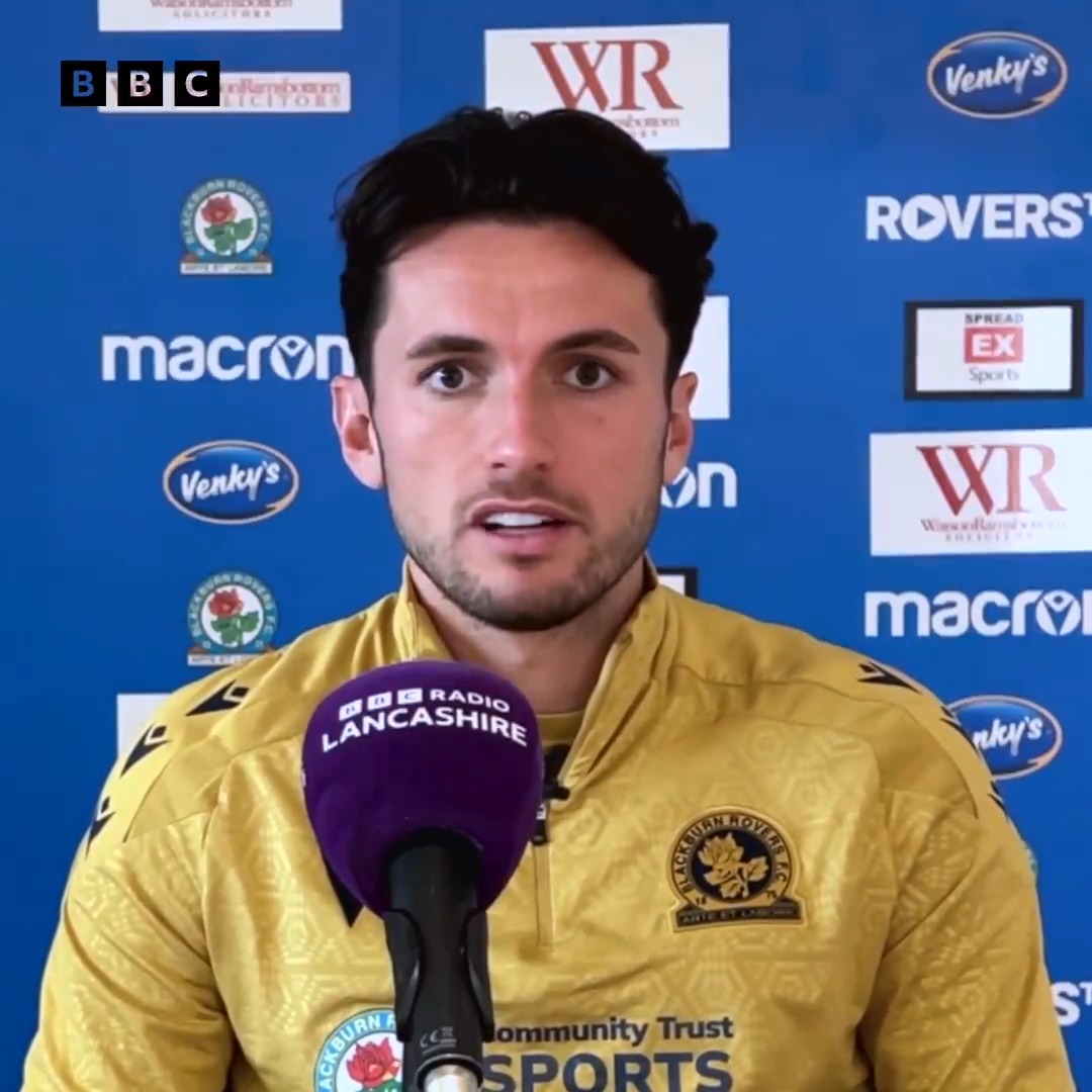 🔵 ⚪ "I found it very unfair [when former head coach Jon Dahl Tomasson and former director of football Gregg Broughton] said I wanted to leave in that summer because I wasn't playing in the right position." #Blackburn's Lewis Travis #Rovers | #bbcfootball | #bbcefl