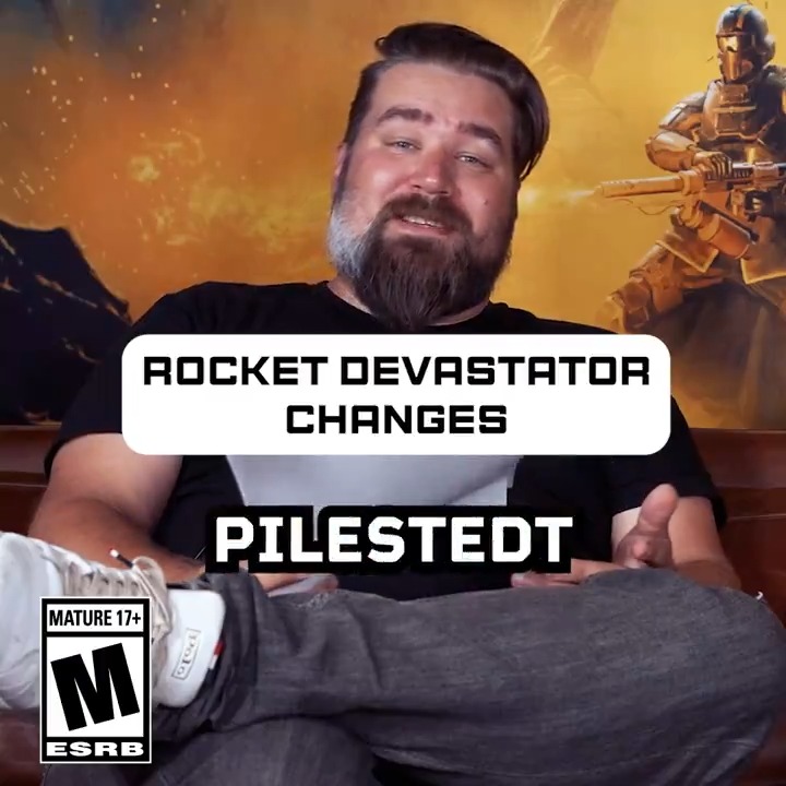 Rocket Devastators now has a limited number of rockets, and you can see them disappear when they are spent. A reload mechanic is added from their backpack to replenish the rockets. In addition, the rocket physics collision is now smaller, making them easier to avoid. #BuffDivers