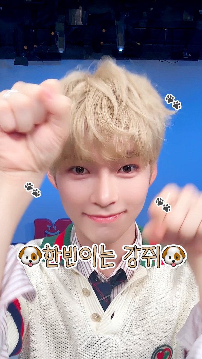 ૮꒰ ˶• ༝ •˶꒱ა 한빈이는 강쥐🐶🐾 (햄냥이 강아지 됐다 짱이지?) #엠카운트다운 #MCOUNTDOWN #ZEROBASEONE #제로베이스원 #성한빈 #SUNGHANBIN