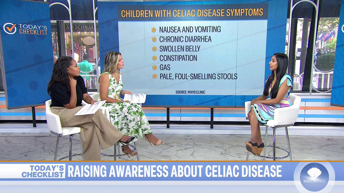Today is National Celiac Disease Awareness Day. “Gut Renovation” author Dr. Roshini Raj sits down with @sheinellejones and @dylandreyernbc to speak about the difference between Celiac disease and a gluten intolerance — and the risk factors for both.