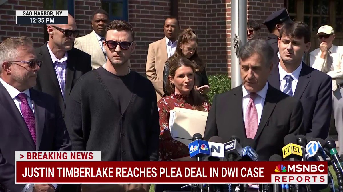 BREAKING: Justin Timberlake reaches plea deal in DWI case.