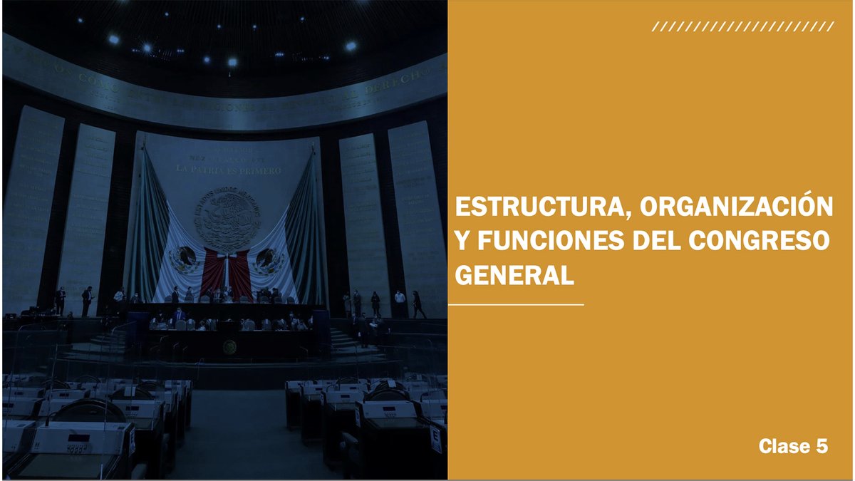 Viernes de cátedra de la Maestría en Derecho de la UNAM. Hoy revisamos la estructura, organización y funciones del Congreso de la Unión.
