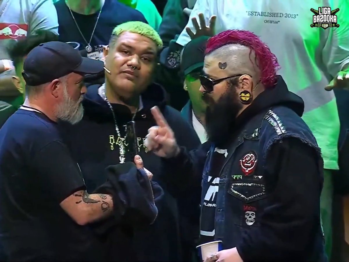 "Maldonado": Por este momento durante la batalla de G Sony contra Chili Parker en la #LigaBazooka