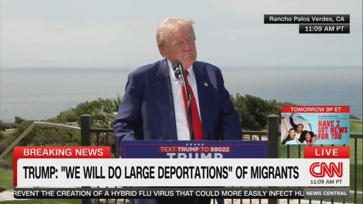 Q: There are bomb threats at schools in Springfield, Ohio and kids are being evacuated. Why do you still spread misinformation? Trump: No