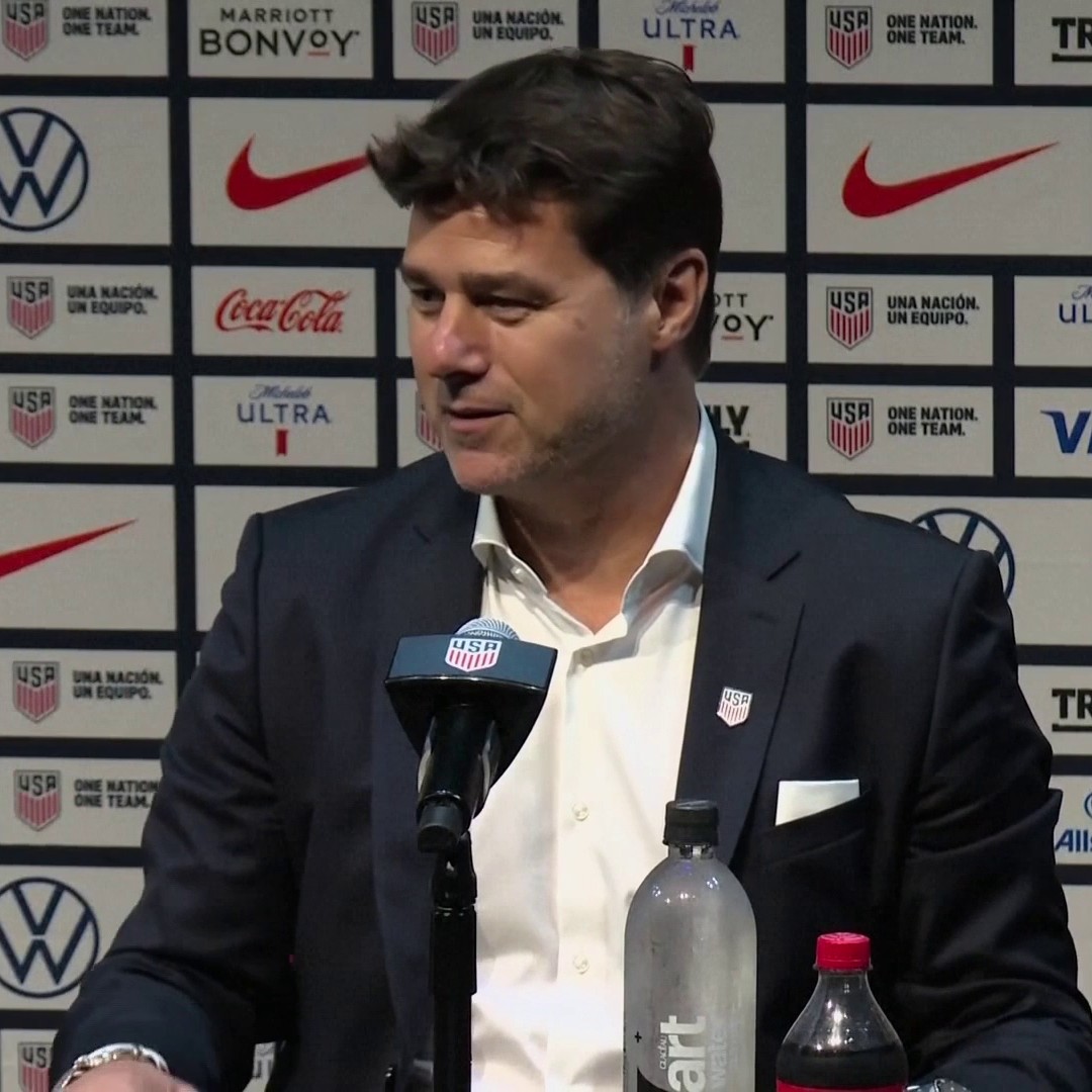 "We need to believe we can win the World Cup" 🗣️ Mauricio Pochettino says he's so excited to take over as USA head coach ahead of the 2026 World Cup 🇺🇸