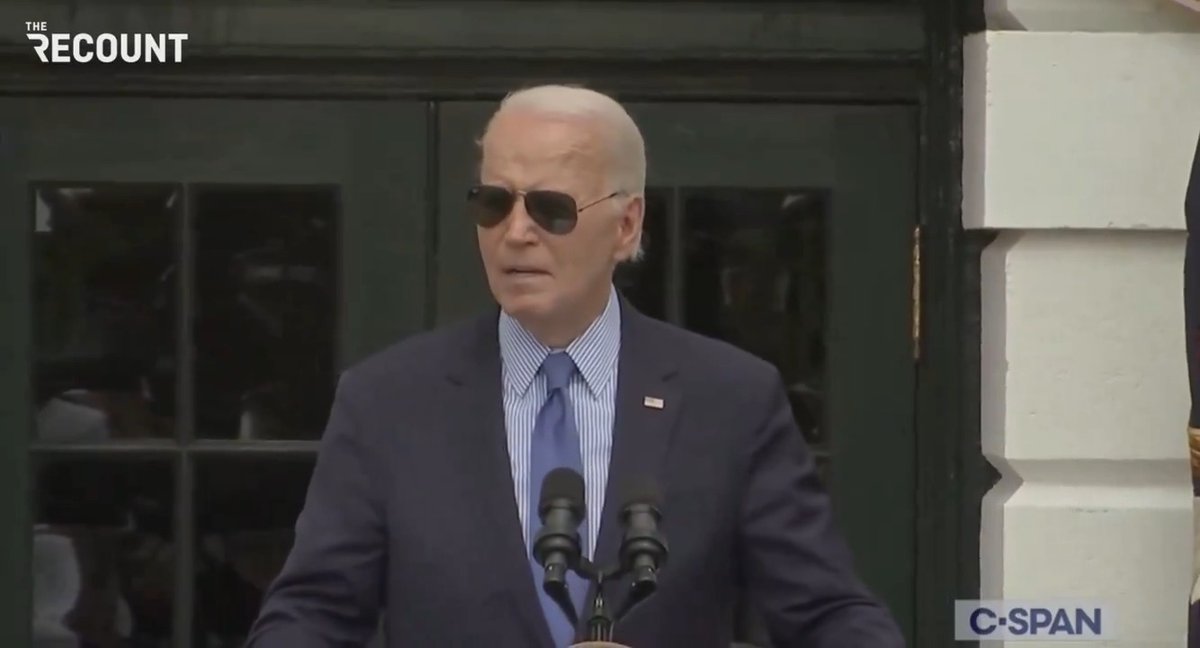 President Biden: “In just three-and-a-half years, we've created over 2 million new Black jobs for Black — Black Americans.” *pause, crowd cheers* “By the way, the next Black job to be filled is as president of the United States of America.”