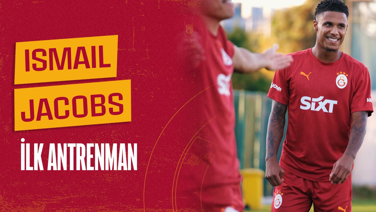 🎬 Yeni transferimiz Ismail Jakobs, takımımızla birlikte ilk antrenmanına çıktı. 🦁 Tamamını izlemek için 👇