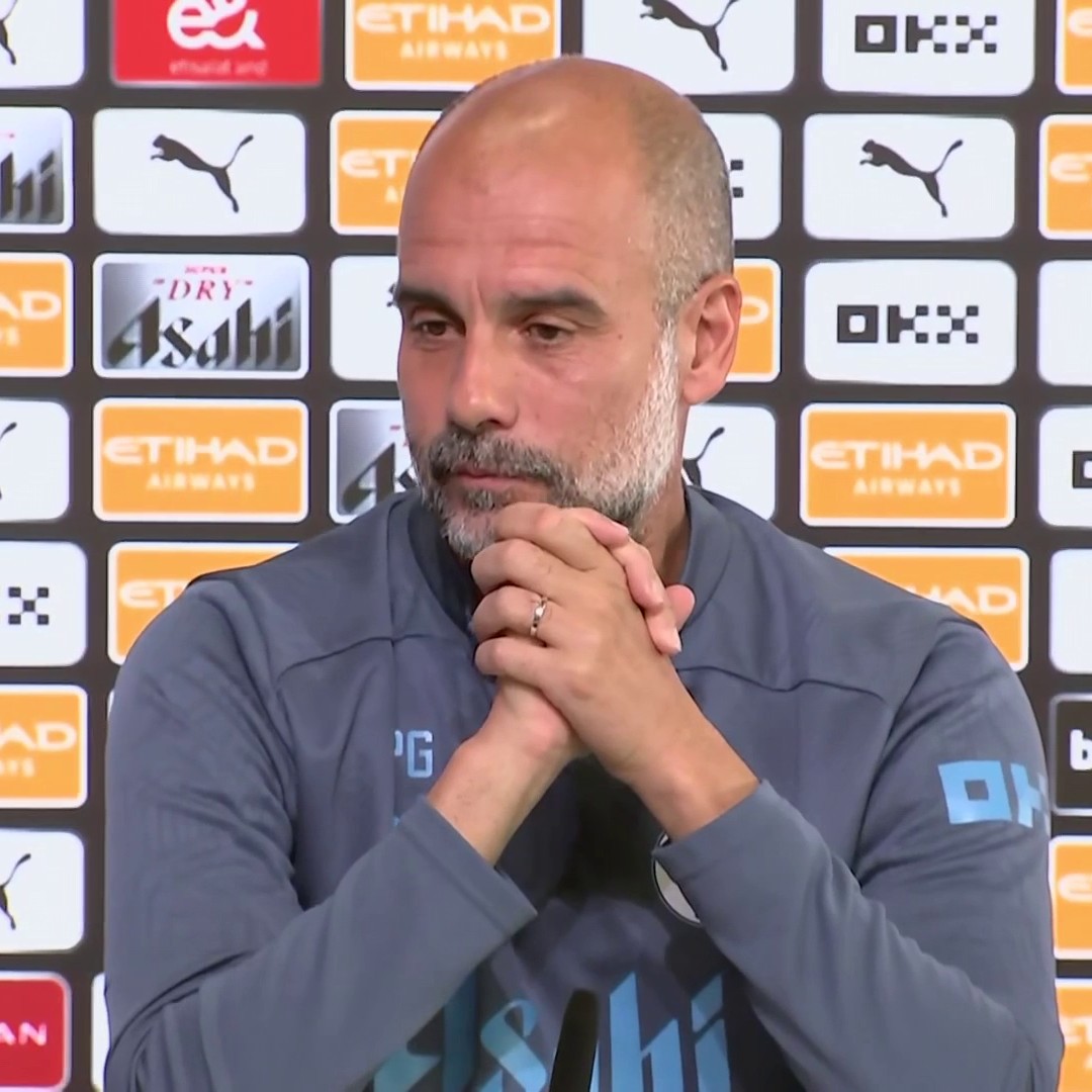 "All the Premier League teams want us to be sanctioned" 🗣️ Pep Guardiola says Man City's rivals want to see the club punished for alleged breaches of the Premier League's financial rules 🔵