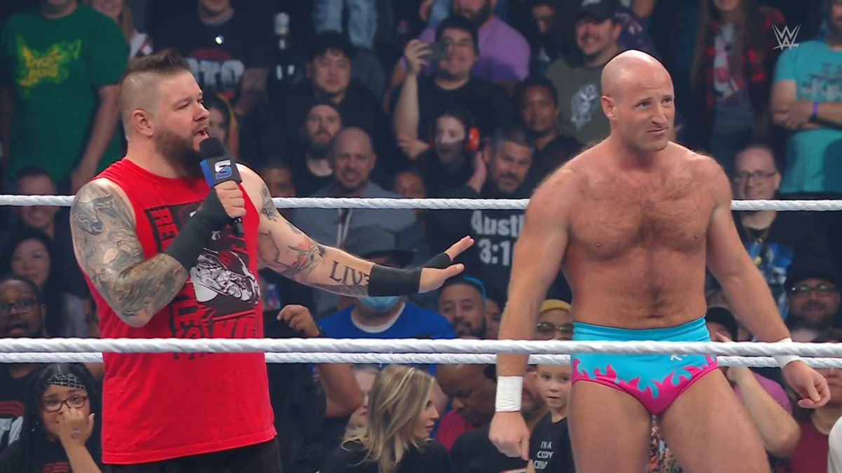 .Kevin turned on Ricky real quick 😂 #SmackDown