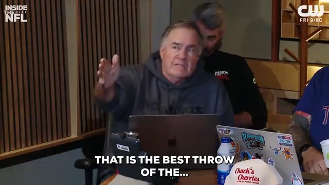 Bill Belichick loves him some C.J. Stroud. He calls the completion to Nico Collins at the end of the year the throw of the year. #Texans