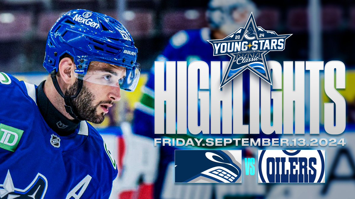 The #Canucks get goals from Max Sasson and Christian Felton, while Nikita Tolopilo earns the shutout in the 2-0 win over the Edmonton Oilers! Next game is Sunday, September 15 at 2PM versus Winnipeg.