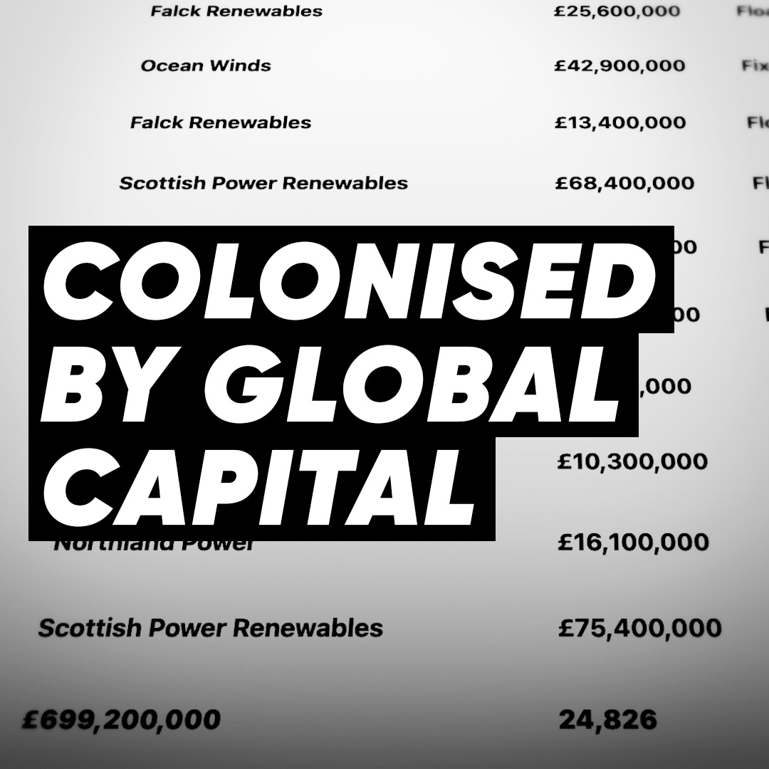 I know some in the SNP like to talk about being colonised. Maybe, but this is who by...