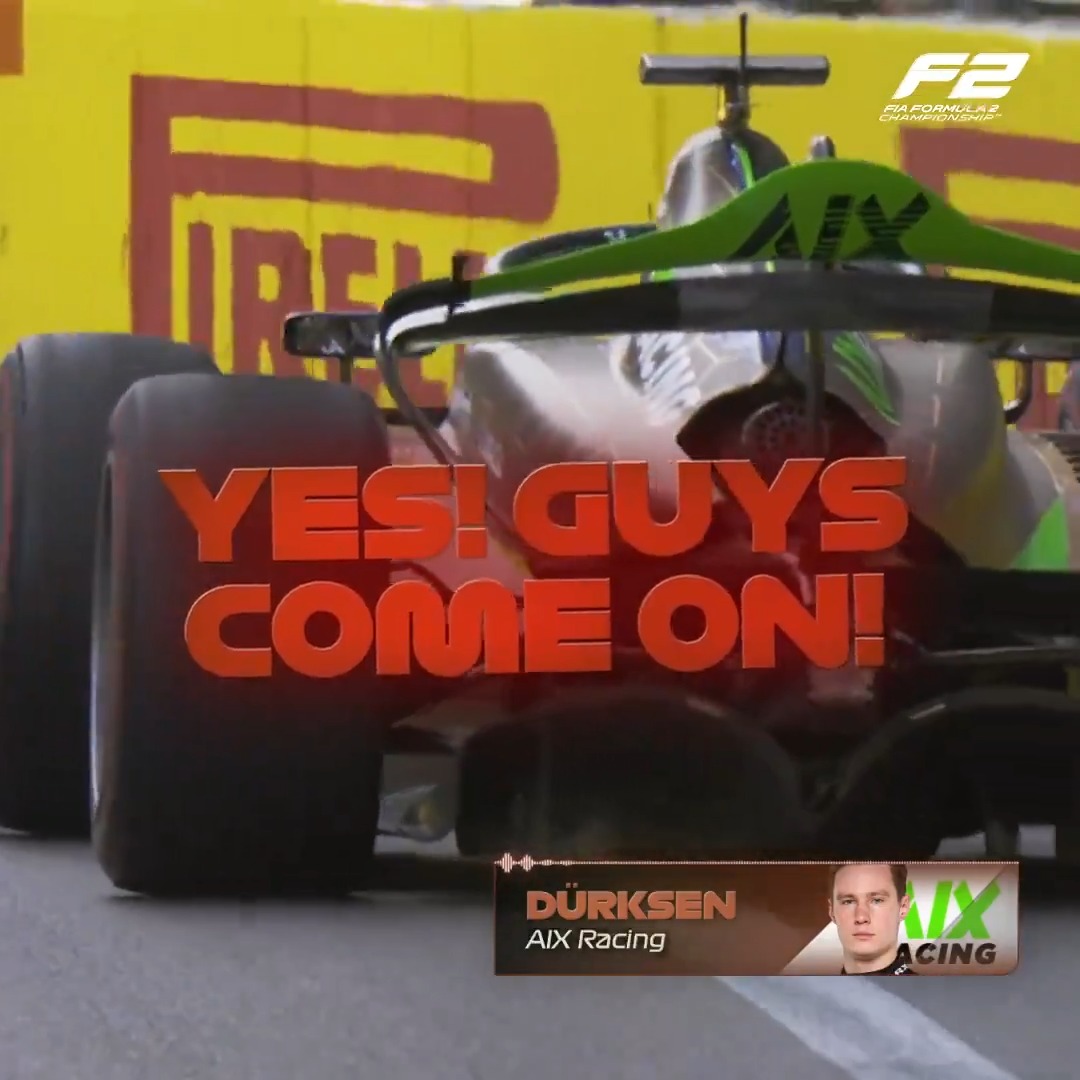 Someone let the President know ☎️ Welcome to the #F2 winners club Joshua Dürksen 🇵🇾 🏆 #AzerbaijanGP