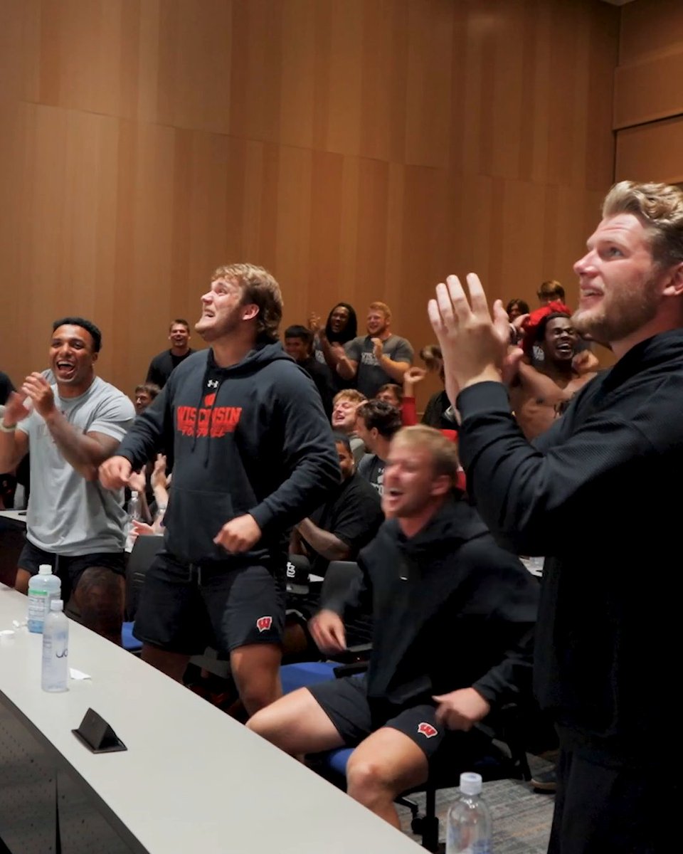 Derek Jensen's rendition of John Legend went viral, but it meant so much more than that to the Wisconsin freshman. Still grieving the sudden loss of his Dad, Jensen experienced that endearing moment of love, support, and brotherhood that comes with being part of a team ❤️