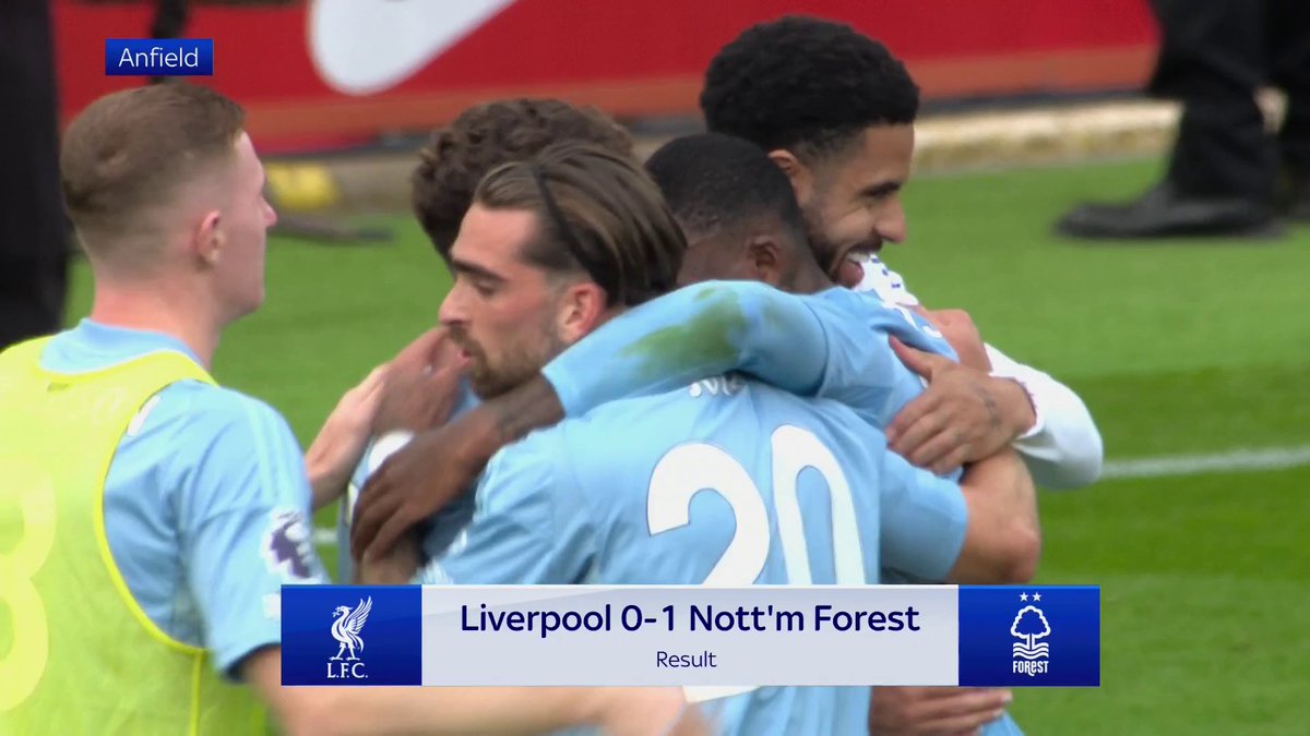 FULL TIME! Nottingham Forest secure a HISTORIC win at Anfield - their first in 55 years 🤯
