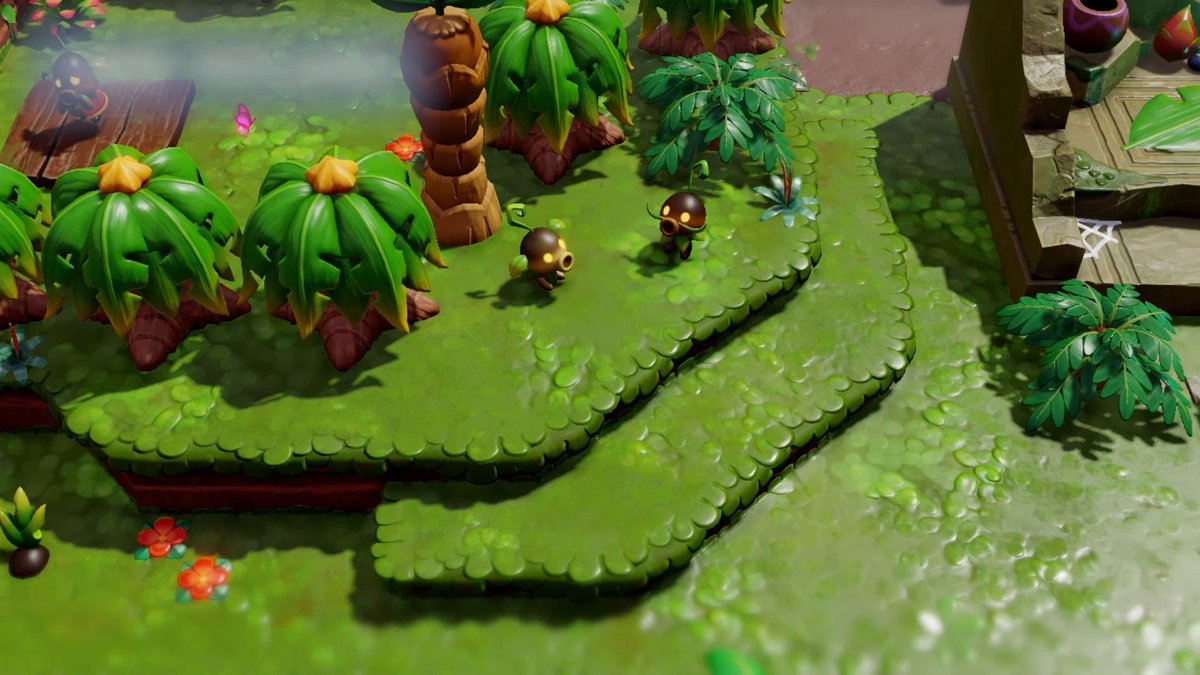 Deku Scrubs make their home in the lush labyrinth of the Faron Wetlands, though they're not the only creatures Zelda will encounter there! #Zelda #EchoesofWisdom